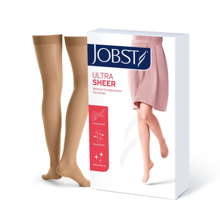 Jobst U Sheer K2 Lår Natur L 1 par