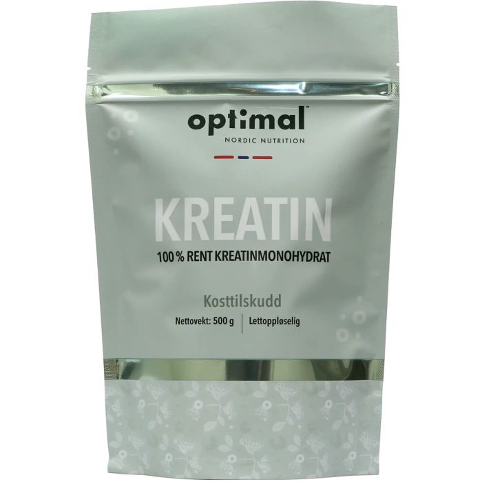 Optimal Nordic Nutrition Kreatin monohydrat, 500g