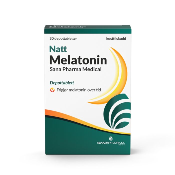 Melatonin Natt 1 mg depottablett 30stk