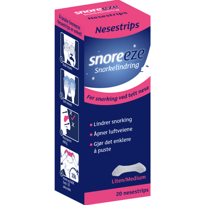 Snoreeze Nesestrips Liten / Midten 20 strips