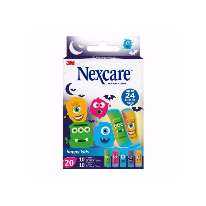 Kids Plaster Monster 20 pk