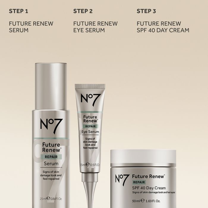 No7 Future Renew Eye Serum 15ml 3本セット No7 Future Renew Eye Serum 15ml | Reparerende øyeserum | Boots Apotek