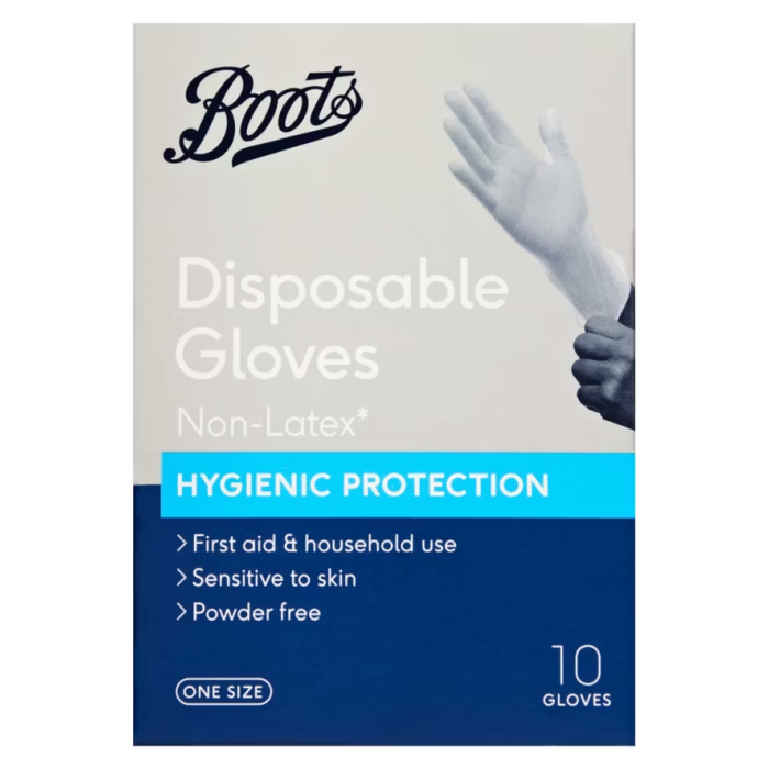 Boots Lateksfrie Hygienehansker 10-pakning