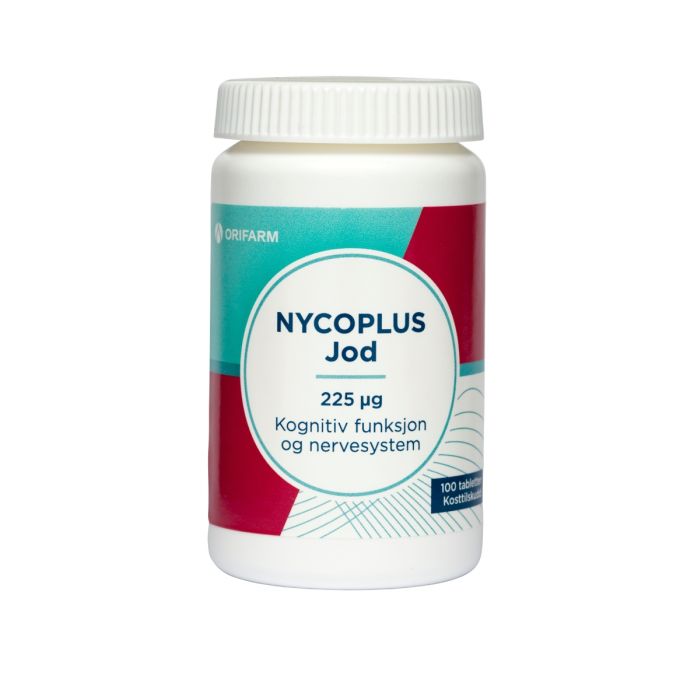 Nycoplus Jod tabletter 225 mcg tabletter 100 stk
