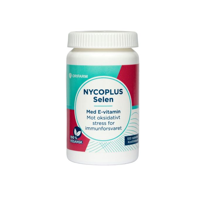 Nycoplus Selen med E-vitamin tabletter 100 stk