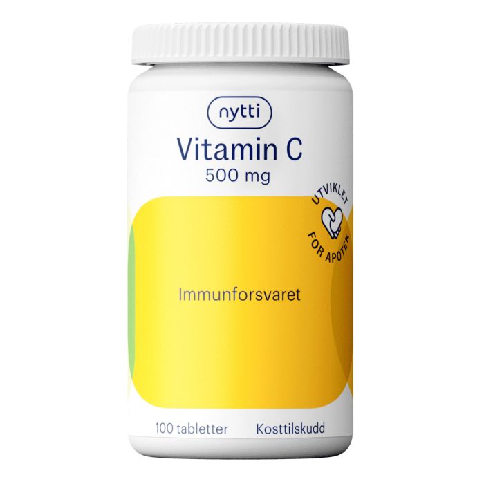Nytti Vitamin C 500 mg, 100 stk