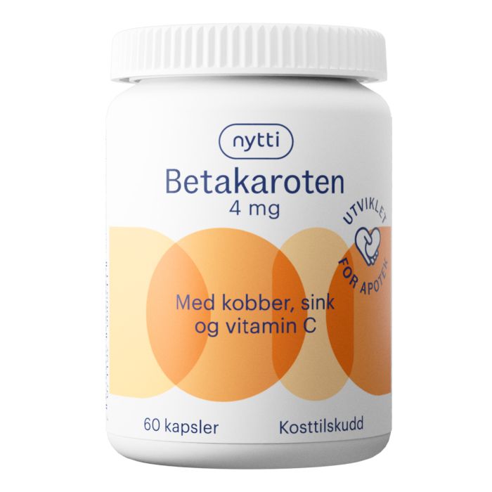 Nytti Betakaroten 4mg 60 stk
