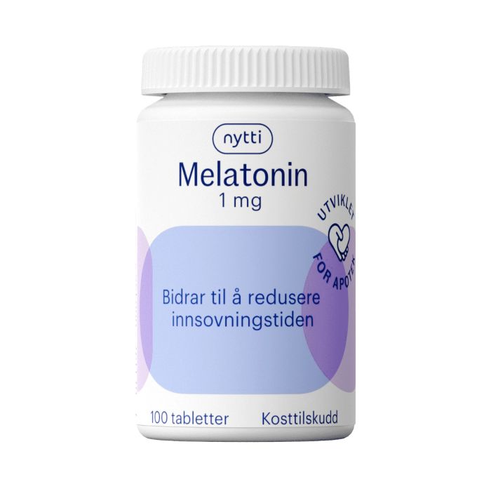 Nytti Melatonin 1 mg, 100 stk