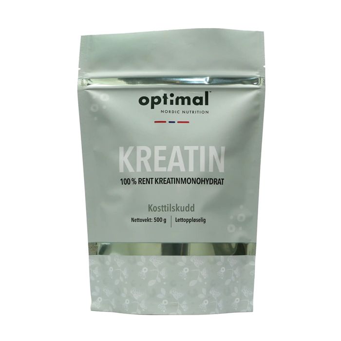 Optimal Nordic Nutrition Kreatin monohydrat, 500g