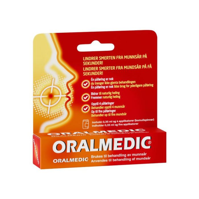 Oralmedic oral løsning mot munnsår