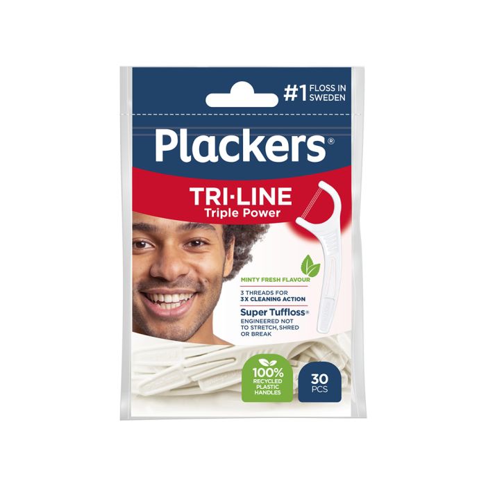 Plackers Tri-line tanntrådbøyle 30 stk