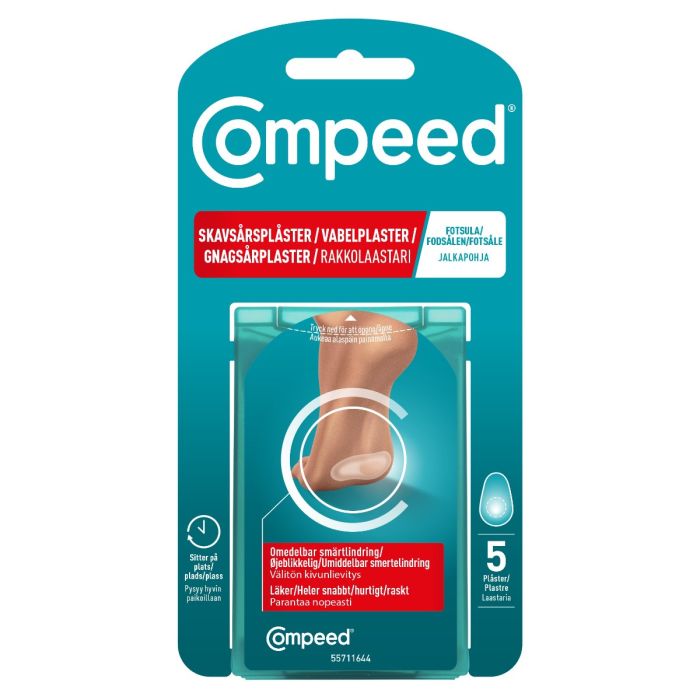 Compeed Gnagsårplaster Sport under foten 5 stk