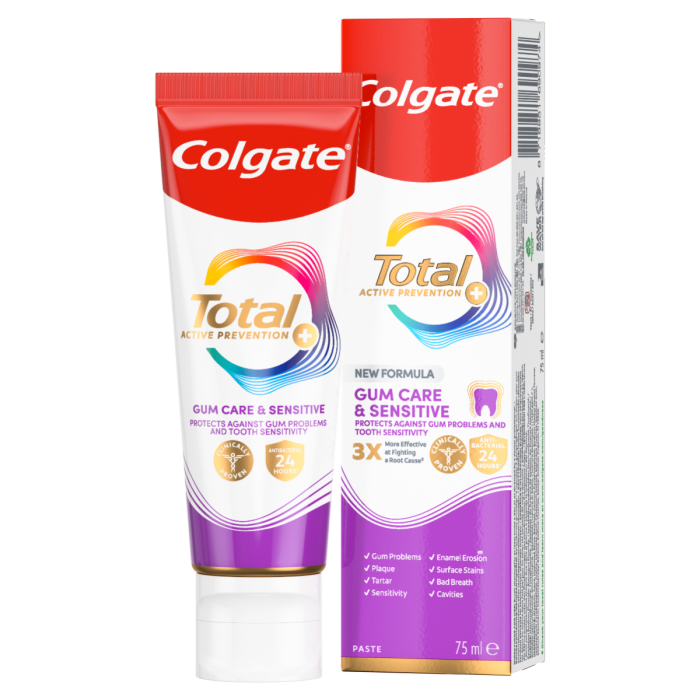 Colgate Total Gum Care + Sensitivity Tannkrem 75Ml