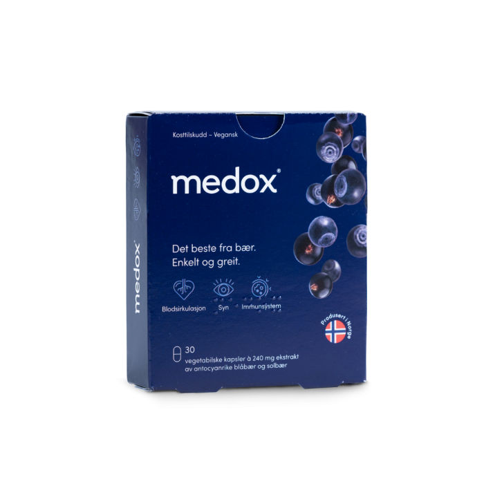 Medox Antocyaner Kaps 80 mg 30 stk