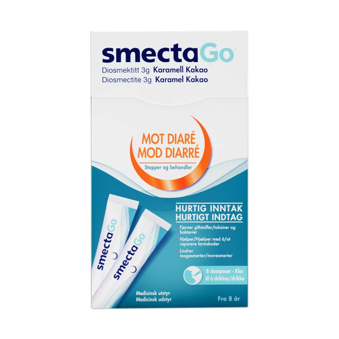 SmectaGo® mikstur mot diaré 8 stk