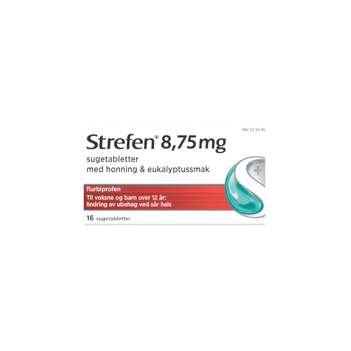 Strefen 8,57 mg sugetabletter med honning- og eucalyptus