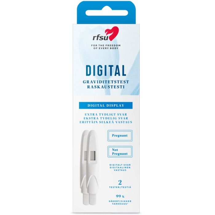 Rfsu graviditetstest digital 2 stk Rfsu graviditetstest digital 2 stk