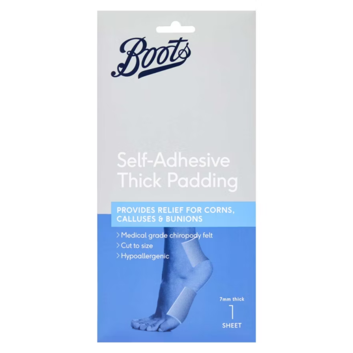 Boots Pharmaceuticals selvklebende avlastningspute 7mm