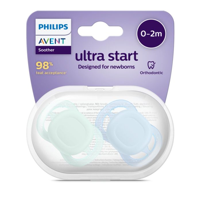 Philips Avent Ultra Start 0-2m  Blue/Green 2stk