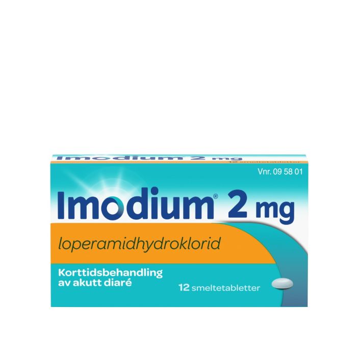 Imodium Smeltetabletter 2 mg 12 stk