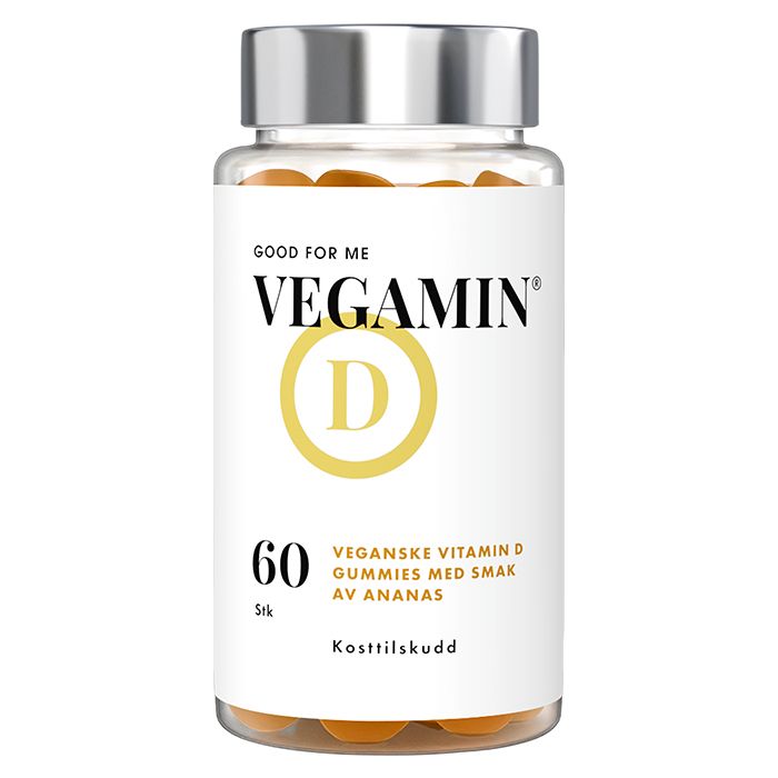 Good For Me Vegamin D 40 µg veganske vitamin D gummies 60 stk