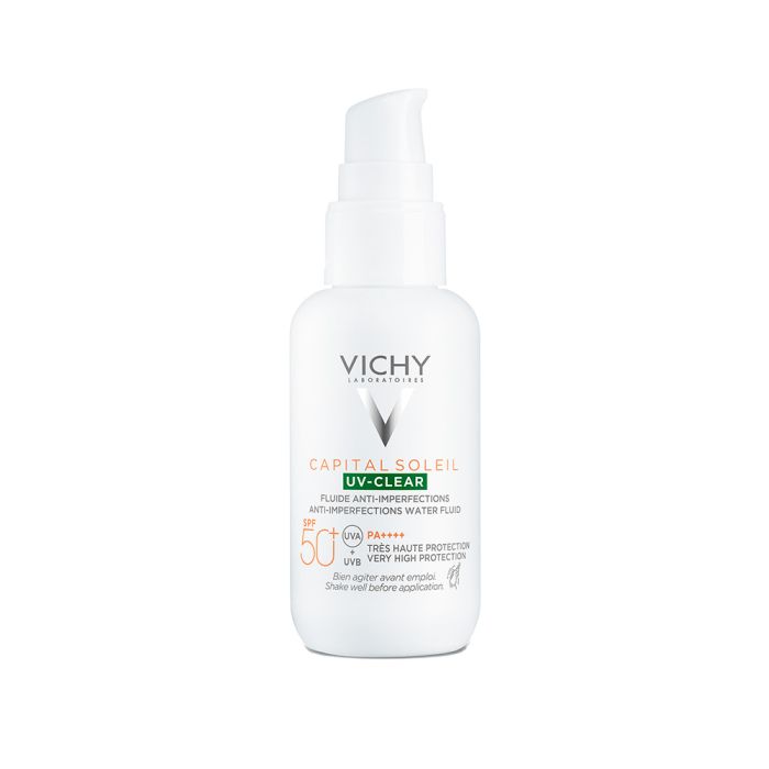 Vichy Capital Soleil UV-Clear Solkrem til ansikt SPF50+ 40ml