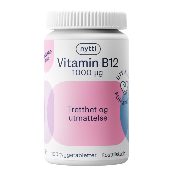Nytti Vitamin B12 1000 µg, 100stk
