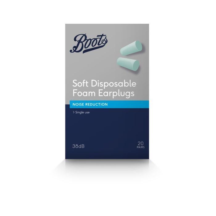 Boots Soft Disposable Skum Ørepropper 20 par