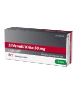 Sildenafil Krka reseptfritt 50mg, 4 tabletter