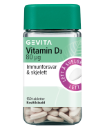 Gevita Vitamin D3 80 µg tabletter 150 stk