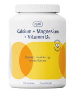 Nytti Kalsium + Magnesium + D3, 90 stk Nytti Kalsium + Magnesium + D3, 90 stk