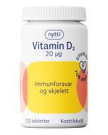 Nytti Vitamin D3 20 µg, 120 stk