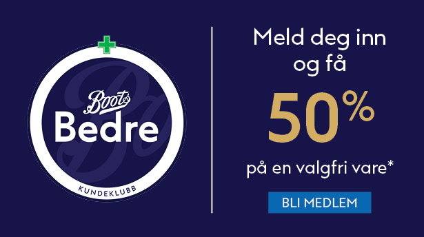 Meld deg inn i boots bedre kundeklubb her