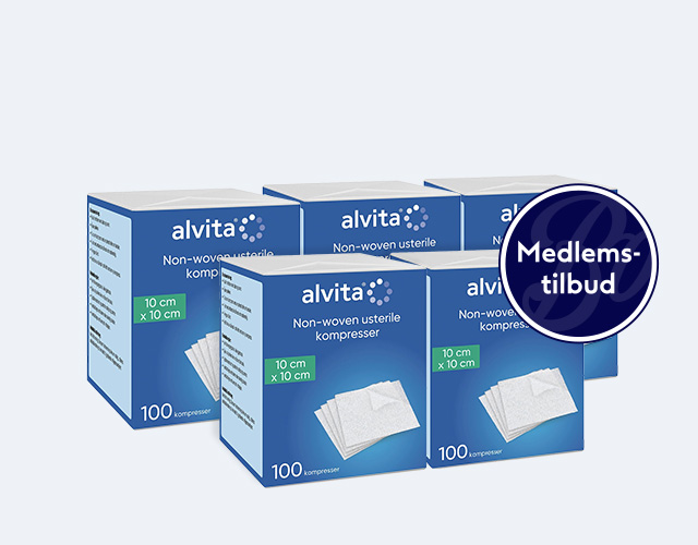 medlemstilbud: 5 FOR 100Kr Alvita kompress hos Boots Apotek