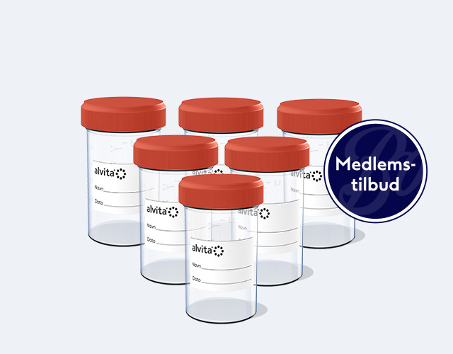 medlemstilbud: 5 FOR 100Kr Urinpr&oslash;veglass hos Boots Apotek