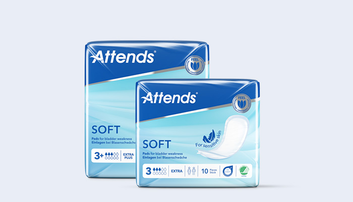 Attends Soft 3 bind for urinlekkasje