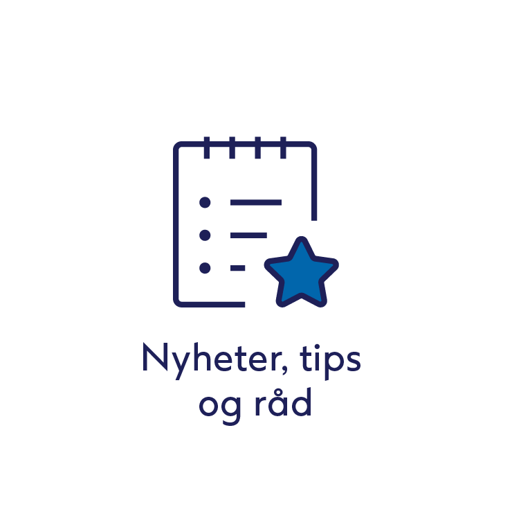 nyhetsbrev, tips og råd som medlem
