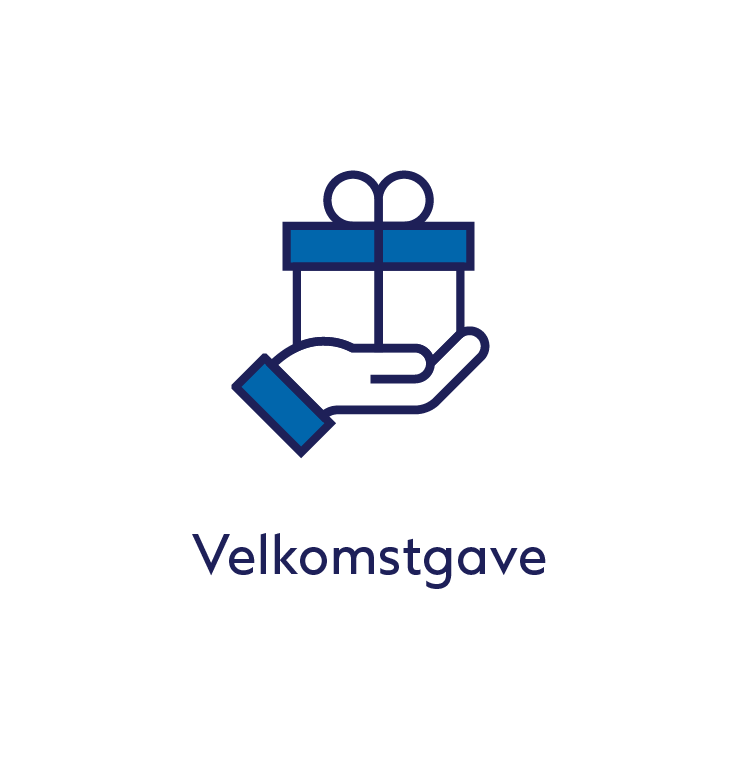 Velkomstgave ved innmelding