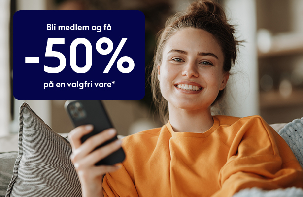 50% på valgfri vare_Boots medlem