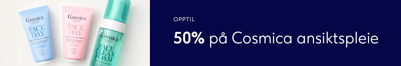 Opptil 50% rabatt på ansitspleie fra Cosmica hos Boots Apotek 