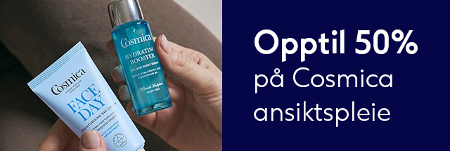 Opptil 50% rabatt på ansitspleie fra Cosmica hos Boots Apotek 