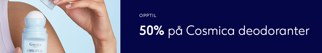 Opptil 50% på Cosmica Deodoranter hos Boots Apotek