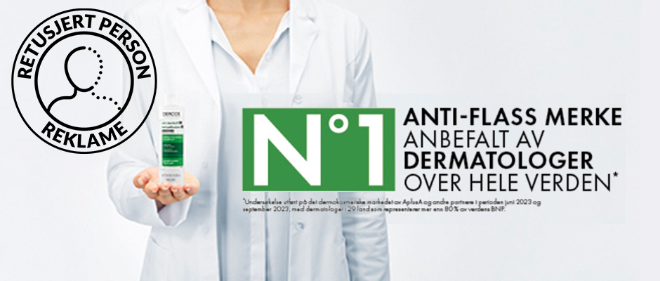 Vichy Dercos - hårpleie til hodebunn somsliter med flass, psoriasis, hårtap og sensitiv hodebunn