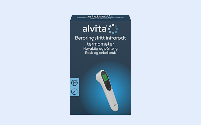 Alvita termometer infrarødt hos Boots Apotek