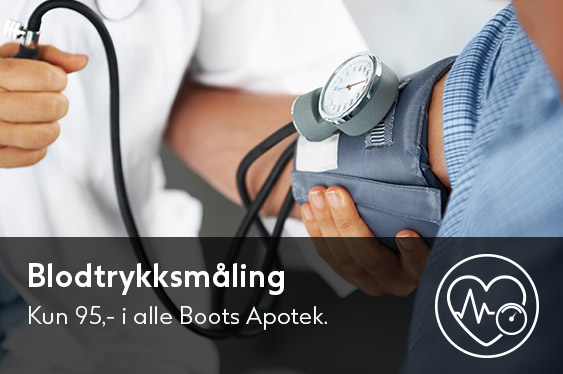 Blodtrykksmåling hos Boots Apotek