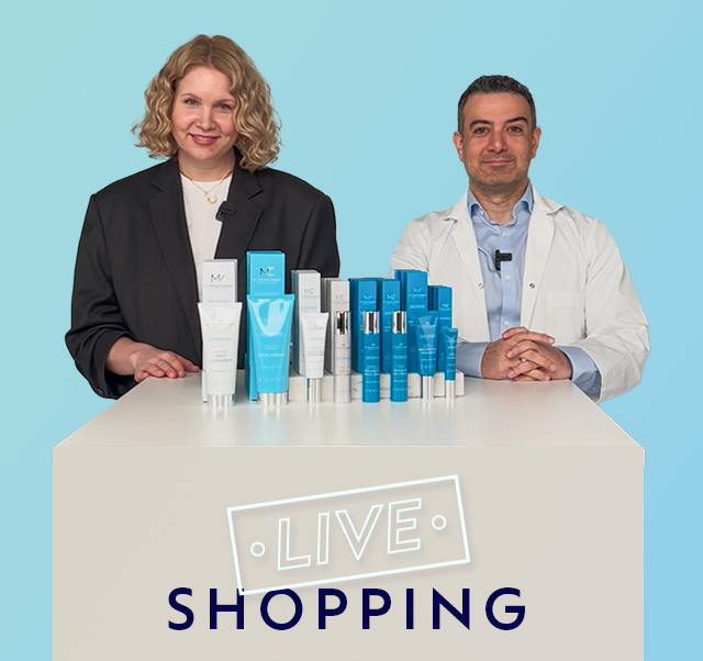 liveshopping med helt krem og Dr. Michael Zangani
