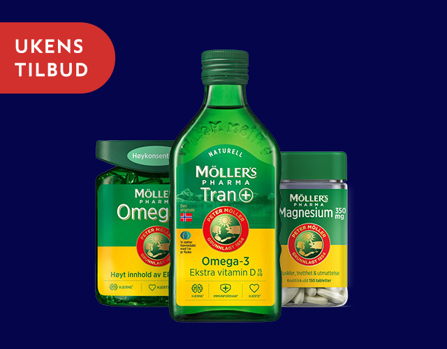 40% p&aring; alt fra M&oslash;llers hos Boots Apotek