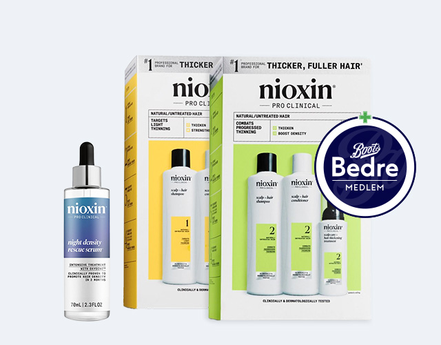 Nioxin 30% hos Boots Apotek - medlemstilbud