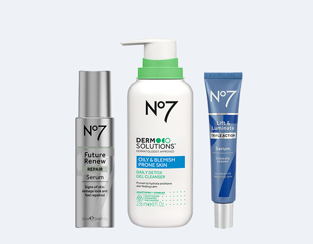 no7 3 for 2 hos Boots Apotek 