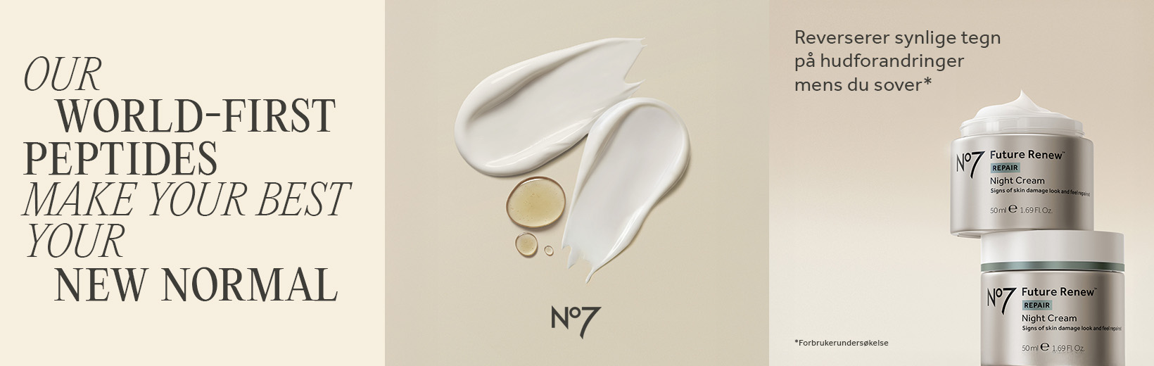 No7 Future Renew&trade; Night Serum - Reverserer synlige tegn p&aring; hudforandringer mens du sover.